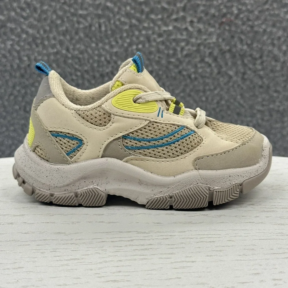 ZARA Kids Athletic Sneakers in Tan US Size 6 EUR 22